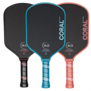 Six Zero Coral Hybrid Pickleball Paddle