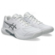 ASICS Gel-Dedicate 9 Women's (WIDE) (D) Shoes (1042A315.101) (White/Pure Silver)