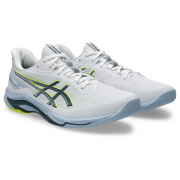 ASICS Netburner Ballistic FF 4 Men's Shoes (1051A088.103) (White/Raw Indigo)