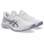 ASICS Netburner Ballistic FF 4 Women's Shoes (1052A083.106) (White/Dahlia)