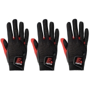 E-Force Weapon Black/Red Glove 3 Pack